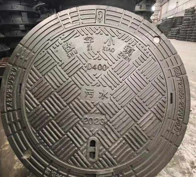 荣成球墨铸铁防沉降井盖展示